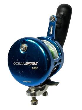 Om08b Maxel Ocean Max Single Speed Lever Drag Jigging Reel With Cover
