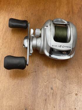 H2ox Mettle H2o Xpress Express Baitcaster Reel 6.3 1 Ratio