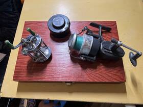 Mitchell 300-901 900 Vintage Spinning Reel With Spare Spool And Pflueger Model 1893
