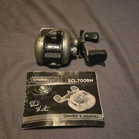 Scl700rm Mitchell Vintage Bait Casting Reel - Spidercast With Owners Manual