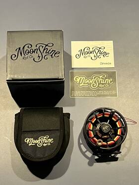 Moonshine Rod Company 850765008595 Co Creede Fly Fishing Reel. Raven Copper Color 5/6 Wt