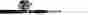 Mscc802mh Eagle Claw Ec Catclaw 2 Piece 8 M Spincast Combo 047708664868