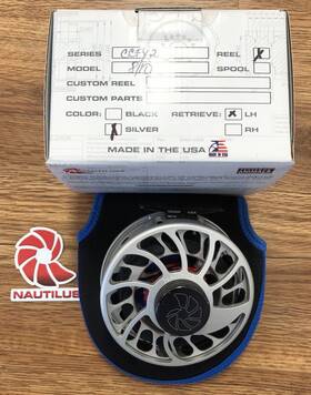 Cx2810s Nautilus Ccf-x2 8/10 Fly Fishing Reel - Silver 8-10 Wt Free Shipping Us Only