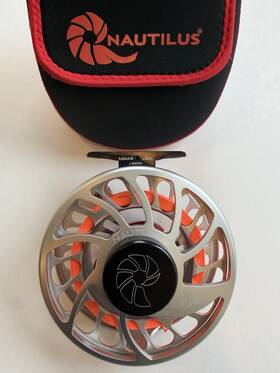 L6830 Nautilus Ccfx2 1012 Fly Fishing Reel Aluminum Silver Red Black