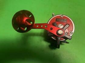 R332-5 Newell Custom Red Fishing Reel With Tiburon Frame And Handle