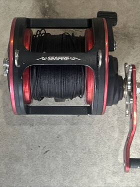 Offshore Angler 092229755687 Seafire Conventional Baitcast Fishing Reel Sf9/0 Red