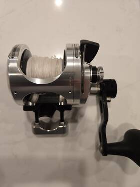 12iia Okuma Andros Saltwater Fishing Reel 2 Speed Level Drag