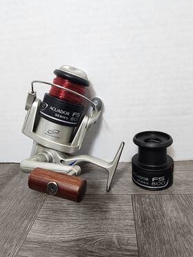Okuma 399981108106 Acuador Fs800medium-sized Spinning Fishing Reel -steelhead Pike Wood Hand