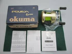 Okuma 739998117246 Induron Id 250 Fishing Reel With Box And Papers Baitcasting Baitcaster