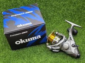 Abf-3000 Okuma #abf-3000 Avenger 5.0 1 Left/right Hand Spinning Reel Gold/gray