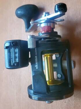 Cr204d Okuma Cr2040 Clarion Line Counter Casting Reel Euc