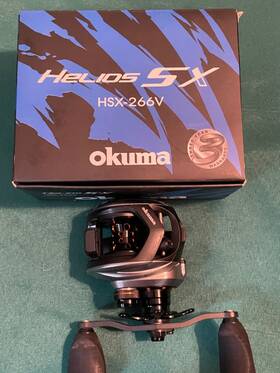 Hsx-266v Okuma Used - Helios Sx Low Profile Bait-casting Reel