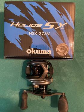 Hsx-273v Okuma Used - Helios Sx Low Profile Bait-casting Reel