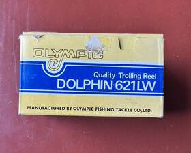Dolphin-621lw Olympic Vintage Quality Trolling Fishing Reel Blue Japan Al1