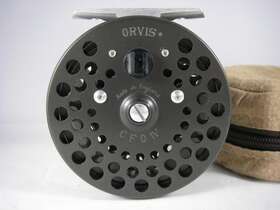 0652-61 Orvis Mint Cfo Iv Screwback Fly Reel Made In England By Hardy For 5-7 Wt Rods