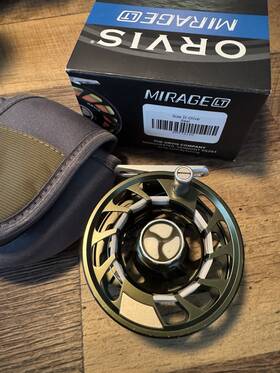 3-5wt Orvis 195433537558 Mirage Lt Size Ii Olive Green Fly Reel