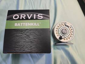 1-3wt Orvis 195433554678 Battenkill Click-and-pawl Silver Size Fly Reel With Hydros Line
