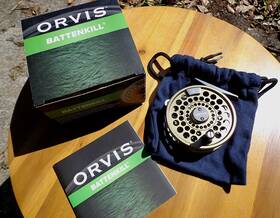 5-7wt Orvis 195433554715 Battenkill Click-and-pawl Bronze Size Iii Fly Reel Excellent