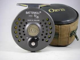1967-6100 Orvis Battenkill Disc 5/6 Fly Reel Made In England For 5 6 Line Wt Rod