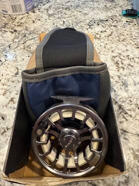 2fbx6110 Orvis Hydros Sl Iv Fly Reel Black Nickel 7-9wt With Box And Case Excellent Conditi
