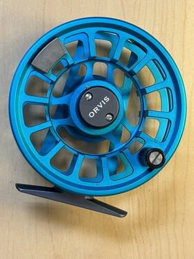 2zay1910 Orvis Hydros Iii Fly Reel 5-7wt Ice Blue Saltwater - Only Used A Few Times