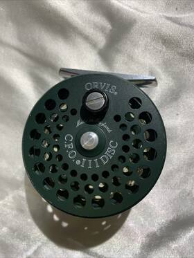Adorvis6100 Orvis Cfo Iii Disc Fly Fishing Reel. Made In England Inc Soft Case Awesome Reel
