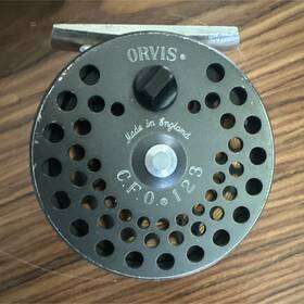 Orvis Cfo123 Cfo 123 Fly Reel Black Vintage Automatic Drag Made In England