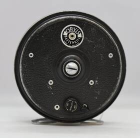 F1691 Orvis 1969 Battenkill Ultra-light Fly Reel 3-1/4 Inch With Line - Black
