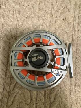 Qf2z4g Orvis Hydros Iv Saltwater Fly Reel With Backing And 7 Wt Line Case