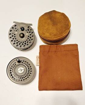 U240205y20910 Orvis C.f.o Iv Vintage Fly Reel With Extra Spool And Original Cases