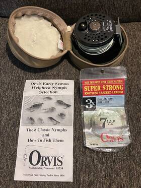 U240814t5188 Orvis Battenkill Disc 5/6 Gray Made In England Used Fly Reel Fishing Aluminum