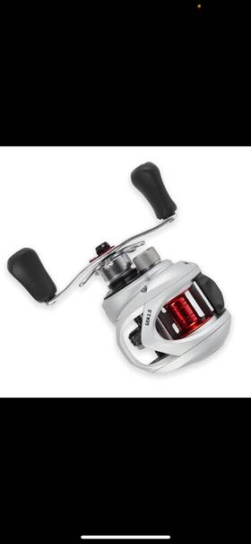 Gen.2.0 Ozark Baitcast Fishing Reel Silver Red Black Dual Handle Precision Casting
