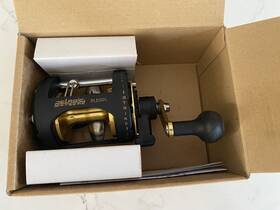 Pldi0l Pelagic Extreme Fishing Reel Line Capacity 20lb/300yds Black/gold