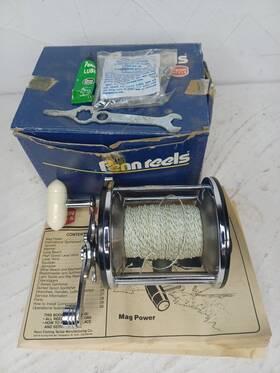 Penn 031324006805 Vintage Long Beach No. 68 Conventional Fishing Reel Longbeach