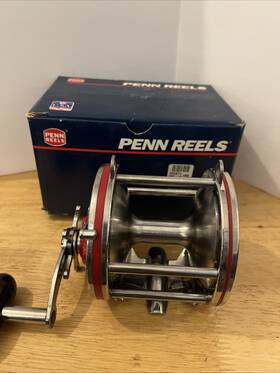 114h Penn 031324011410 Vintage Senator 6/0 High Spend Big Game Reel - Excellent With Box