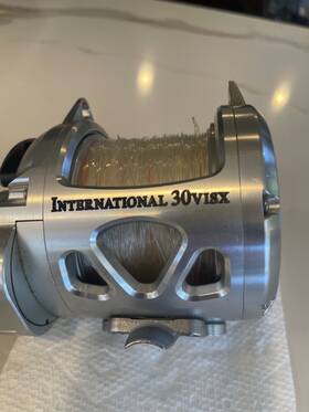 Penn 031324033443 International 30 Visx 2 Speed Fishing Reel - Silver