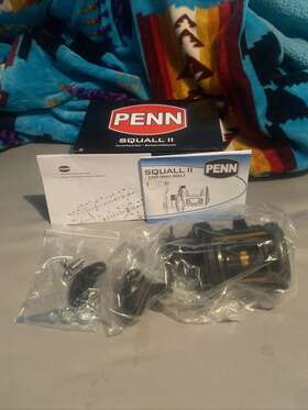 Sqlii30sdlh Penn 031324174832 Squall Ii Star Drag Fishing Reel Size 30 Left Hand - New