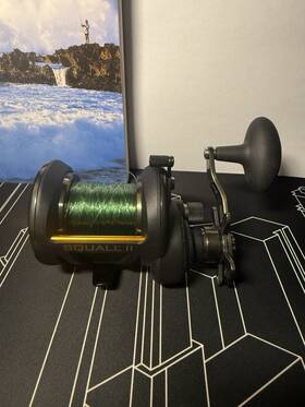 1522172-pf Penn Squall Ii 30 Star Drag Left Hand / Sea Fishing Multiplier Reel