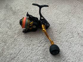 1545759 Penn Slammer Iv 2500 Hs Spinning Fishing Reel With Braid Line Ready Smooth