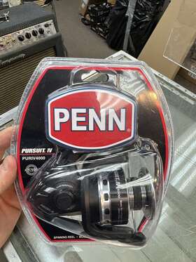 Puriv4000c Penn 1545785 Pursuit Iv 4000 Spinning Reel Black/silver - New B