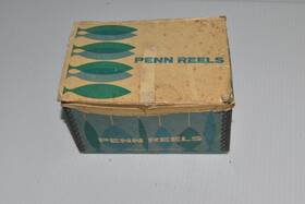Ntq33 Penn 155m Beachmaster Maroon Vintage Fishing Reel With Box