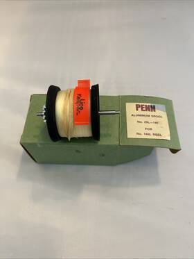 29l-146 Penn Vtg No. Aluminum Spool Bait Casting In Original Box