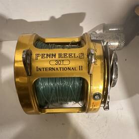 D951077 Penn 342564 Reels International Ii 30t Gold Metal Trolling Reel