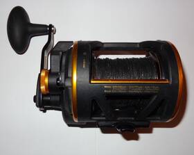 60ldlh Penn Used Squall Left-handed Lever-drag Fishing Reel 60 Ld