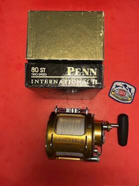 80st Penn International 2-speed Lever Drag Trolling Fishing Reel With The Box
