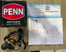 Btliii6000dx Penn Battle Iii 6000 Spinning Fishing Reel W 5.6 1 Gear Ratio And 6 Ball Bearings