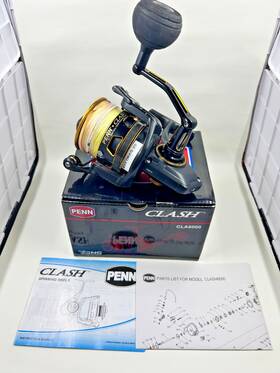 Cla6000 Penn Clash 6000 Spinning Reel Saltwater Excellent Condition Lightly Used