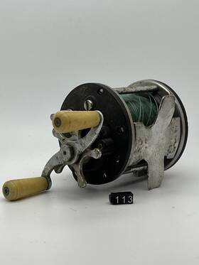 109lh Penn Fishing Tackle Mfg Co Philadelphia Pa 1950 S Peer Level Wind Reel Fresh/salt Water Dual Handle Usa 5 Inch X2.5