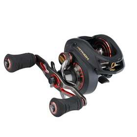 Fth300lphs Penn Fathom Low Profile Baitcast Reel - Red And Black