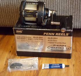 Gld-20 Penn Graph Lite Ll Fishing Reel With Box Excellent Shape